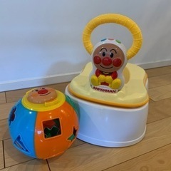 【美品】アンパンマン　おまる　型はめパズル　セットの画像