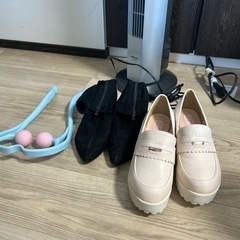 早い方❤️条件付き✨全部無料　スタバコーヒーマシン　靴　スリム扇風機の画像
