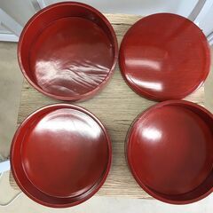 3段のお重箱　お弁当　ピクニック　おせち料理何でも　いいお品です　L-209の画像