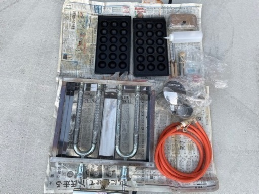 業務用　たこ焼き機　プロパンガス