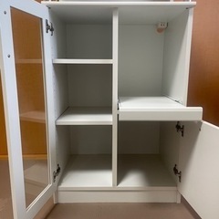 【受渡予定者決定】一人暮らし用食器棚【写真追加しました】の画像