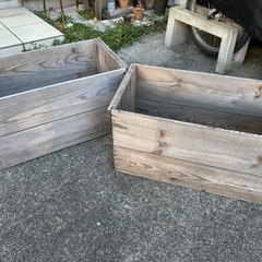 【無料】りんご箱2個セット