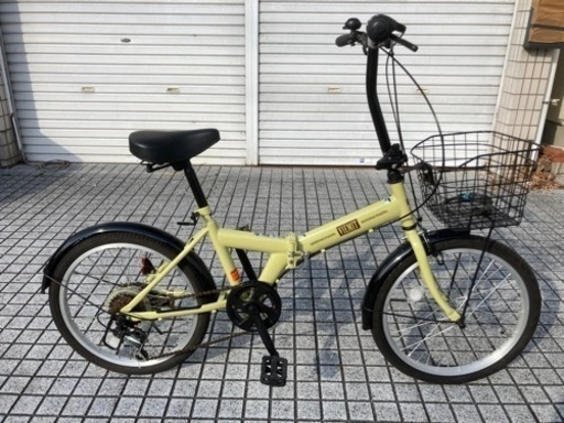 【20インチ折りたたみ】美品❗️使用少ない❗️6段変速付　若林自転車　浜大津店　SALE中❗️