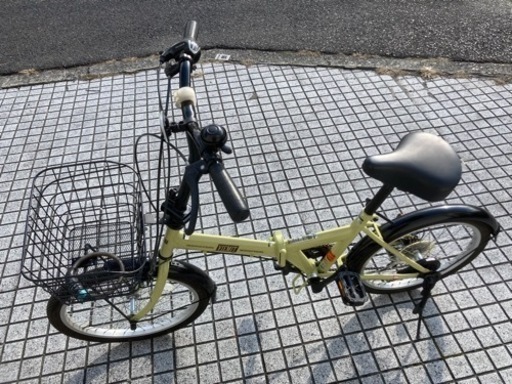 【20インチ折りたたみ】美品❗️使用少ない❗️6段変速付　若林自転車　浜大津店　SALE中❗️