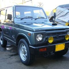 車検たっぷり 美車 ５年 ジムニー ＪＡ１１Ｖ ５速 エアコン ...