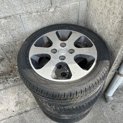 中古アルミホイールタイヤ付き