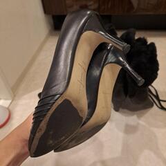 ヒール高めの24.5サイズ 38サイズの画像