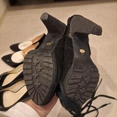 ヒール高めの24.5サイズ 38サイズの画像