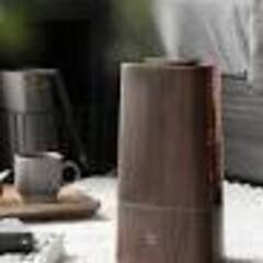 新品 未使用品 モダンデコ 加湿器 アロマ 卓上 タワー型 超音波 静音 大容量 LEDライト ミスト タッチセンサー おしゃれ エコ ダークウッド  生活家電 かっこいい かわいい スリム オシャレ お手頃 お得 格安 激安 破格 特価 特売 セール の画像