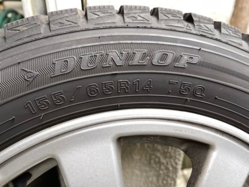 DUNLOP（ダンロップ） ウインターマックス02 155/65R14 ダイハツ 純正 ダイハツ純正14インチ、ダンロップスタッドレス