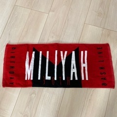 加藤ミリヤ miliyah Birthday フェイスタオル