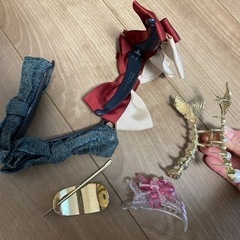 リボンバナナクリップ他　5点セットの画像