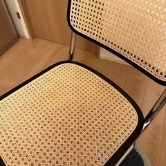 ラタンチェア　チェスカチェア　マルセルブロイヤーの画像