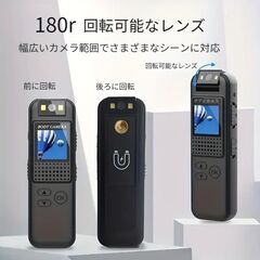 新品小型スポーツカメラ、磁気ナットブラケット付きレコーダーの画像