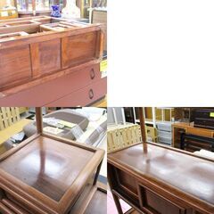 和家具 茶箪笥 幅60cm 茶棚 和風 昭和 レトロ ミニ 和室 飾り棚 古民家 古道具 ☆ 札幌市 北区 屯田 の画像