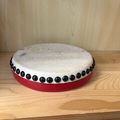 パーランクー　太鼓　No.8214　バチ無し　現状品　和風　【リサイクルショップどりーむ鹿大前店】の画像
