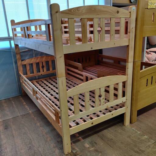 【愛品倶楽部柏店】2段ベッド  パイン材 すのこ床板