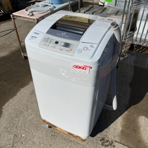 ☆早い者勝ち!!☆ 激安洗濯機!! 作業場や事務所などにもオススメ!! Haier 6.0kg 全自動電気洗濯機