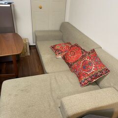 【無料】Francfranc 3人掛けソファ ベージュ 【早く取...