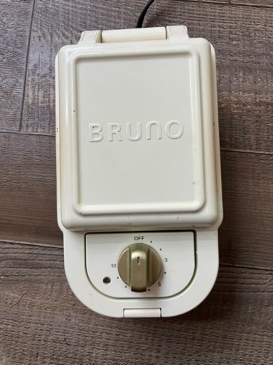 BRUNO ホットサンドメーカーシングル ホワイト