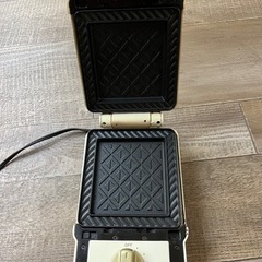 BRUNO ホットサンドメーカーシングル ホワイトの画像