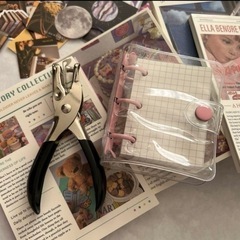 コラージュ素材まとめ売り コラージュノート パンチ付きの画像