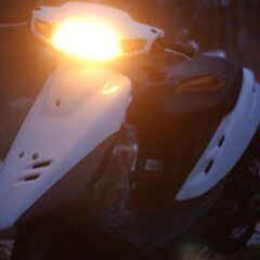 スーパーディオ 36000円 希少な白 バイク屋の修理請求が35...