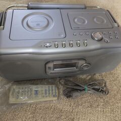 ＣＤ，ＭＤはＯＫ　カセットは×　ケンウッドMDX-J3　CD M...