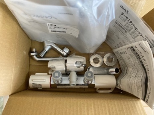 【未使用】  INAX サーモスタット付シャワーバス水栓 RBF-811 セット リサイクルショップ宮崎屋住吉店23.1.12k
