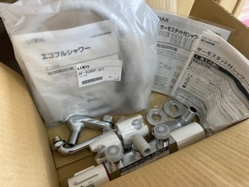 【未使用】  INAX サーモスタット付シャワーバス水栓 RBF-811 セット リサイクルショップ宮崎屋住吉店23.1.12k