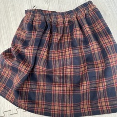 アースミュージック&エコロジー　ブラウン　茶色　台形ミニスカート　M の画像