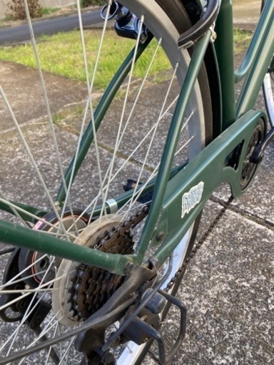 6段変速ママチャリ高圧タイヤ仕様（米式）