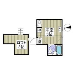 💙💙フリーレント1ヶ月付き🤩敷礼０！《1R》練馬区♣小竹向原駅か...