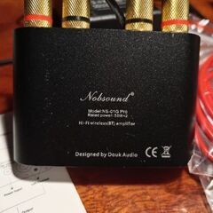 アップグレード版 Nobsound NS-01G Pro パワーアンプ bluetooth 5.0 100W アンプ スピーカー用 デジタルパワーアンプ HiFi オーディオ 電源付きの画像