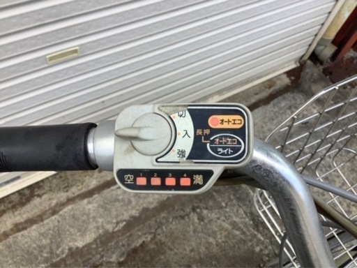 270  ヤマハ電動アシスト自転車PAS26インチ  シルバーアルミボディー