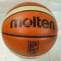 USED品 モルテン バスケットボール 7号球 BGL7X-BL Bリーグ公式試合球 molten GL7X FIBA JBA 現状品 天然皮革 札幌市白石区 白石店 の画像