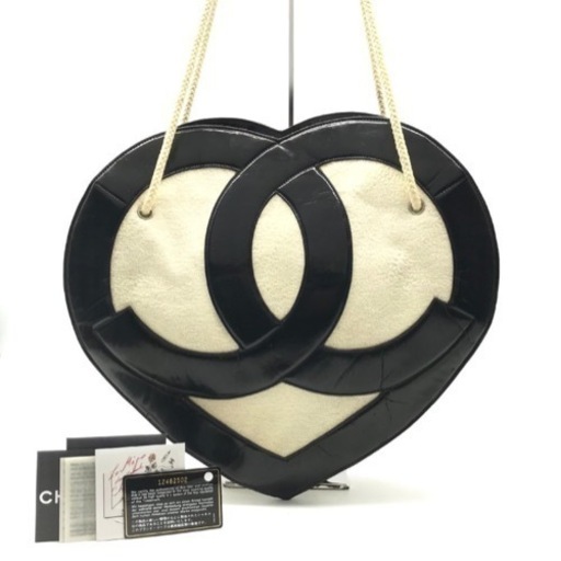 美品レア　シャネル デカココ　ハートバック　トートバッグ