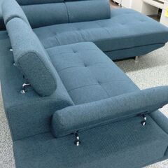 L字ソファー ヘッド角度調整可能　の画像