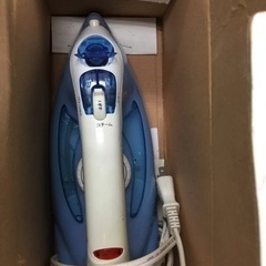 アイロン　ブルー