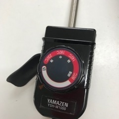 ロ2401-306 山善 ホットプレート たこ焼きプレート＆平面プレート付 シルバーブラック YSH-W1000 中古の画像