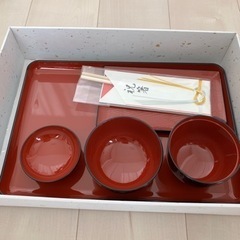 【食器】百日お食い初め　大阪天満宮