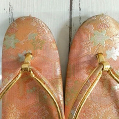 高級　バッグ　草履　着物　和装　和装小物　花柄　着物小物　セット売り　お祝い　式の画像