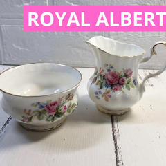 ROYAL ALBERTロイヤルアルバート シュガーポット ティーセット 金 花