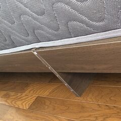 ダブルベッド　マットレス　コンセント・引き出し収納付の画像