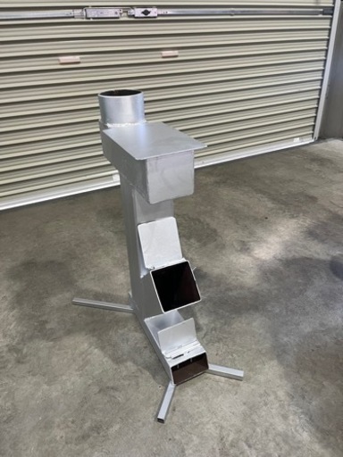 ロケットストーブ　7台目　アウトドア　暖房