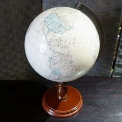 アンティーク調 地球儀 高さ42cm インテリア雑貨 置物 オブジェ 札幌市東区 新道東店の画像