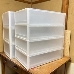 無印良品　衣装ケース7個の画像