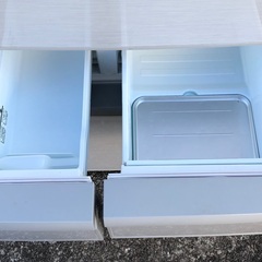 【地域限定 送料無料】2014年製 東芝 5ドア冷蔵庫 426L GR-G43G(SS) R5-0039の画像