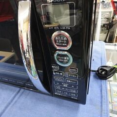 シャープ オーブンレンジ RE-S5E 2017年製 庫内容量15L SHARP ターンテーブル ブラック 西岡店の画像