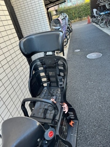 中古　電動自転車　前後キャリー付